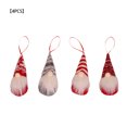 thumbnail image 1 of Árbol de Navidad Muñeca colgante Muñeca sin rostro con sombrero Barba Decoración colgante de vacaciones Adorno 4 Piezas Advancent HA000388-00B, 1 of 6