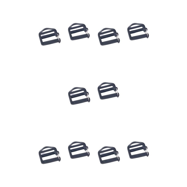 Scienceny 2 Pieces Backpack Webbing Buckles Replacement Replacing Harness Component Adjustment Ladderlock Part Slider Bag Holder Fastener Type2