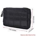 thumbnail image 2 of TOPTIE Tactical Molle Pouch, Horizontal Admin Pouch, Small Utility EDC Gear Tool Bag-Green, 2 of 6