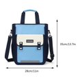 thumbnail image 2 of Mochilas informales de nailon con cremallera para adolescentes de gran capacidad con asa para niños, 2 of 6