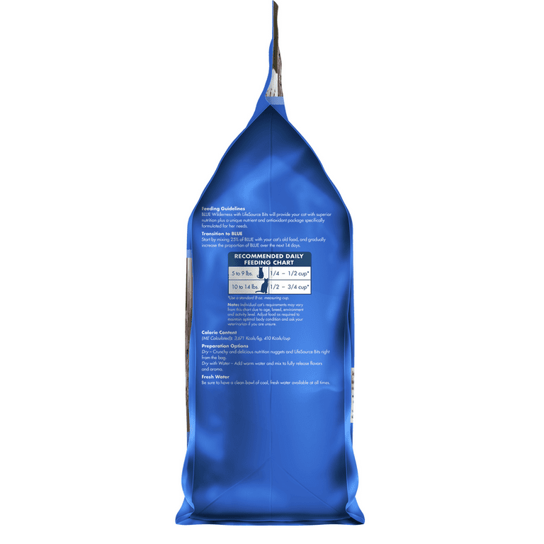 Blue buffalo hotsell cat feeding chart