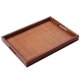 thumbnail image 1 of Bandeja de té de madera rectangular para el hogar, bandeja para servir té de madera para oficina, hotel y bar., 1 of 7