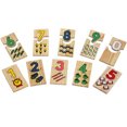 thumbnail image 1 of [Yuexinghui] 1 Tablero Logarítmico De Aprendizaje De Emparejamiento De Números Pequeños De Inteligencia De Rompecabezas De Madera ANGGREK Educational Toys, 1 of 8