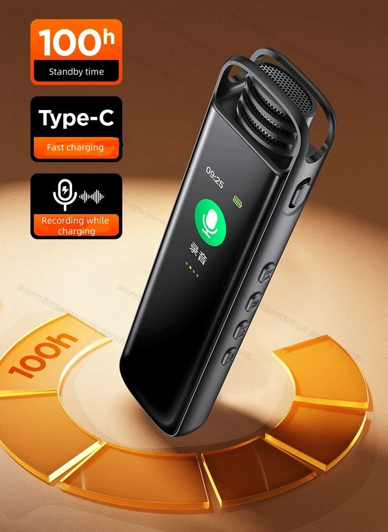 GL-88 Long Time Endurance HD Denoise Clip Digital Voice Audio Recorder Learning Business Meeting Interview Wedding Dictaphone-8GB
