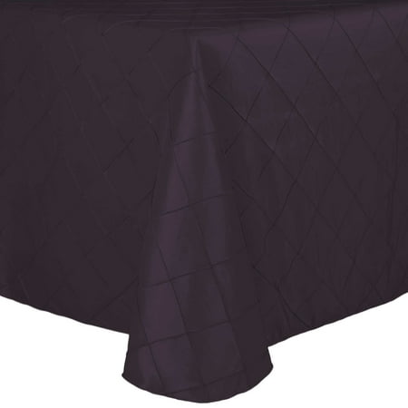 

Ultimate Textile Embroidered Pintuck Taffeta 132 x 132-Inch Square Tablecloth with Rounded Corners
