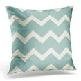 thumbnail image 1 of EREHome Blue Chevron Retro Geometric Brown Grey Pillows case 18x18 Inches Home Decor Sofa Cushion Cover, 1 of 1