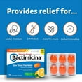 Bactimicina Soothing Throat Lozenges, Numbing Benzocaine Pain Relief for Kids & Adults, 18 Count