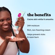 eos Shea Better Womens Shaving Cream, Sensitive Skin, Fragrance Free, 7 fl oz