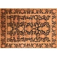 thumbnail image 1 of Ahgly Company Indoor Rectangle Oriental Orange Industrial Area Rugs, 2' x 3', 1 of 4