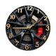 thumbnail image 3 of Reloj de Pared de Diseño Vintage, Reloj Colgante con Ruedas, Decoración Mecánica, Forma de Reloj, Madera, Material PP, para Sala de Estar, Cocina, Dor, 3 of 8
