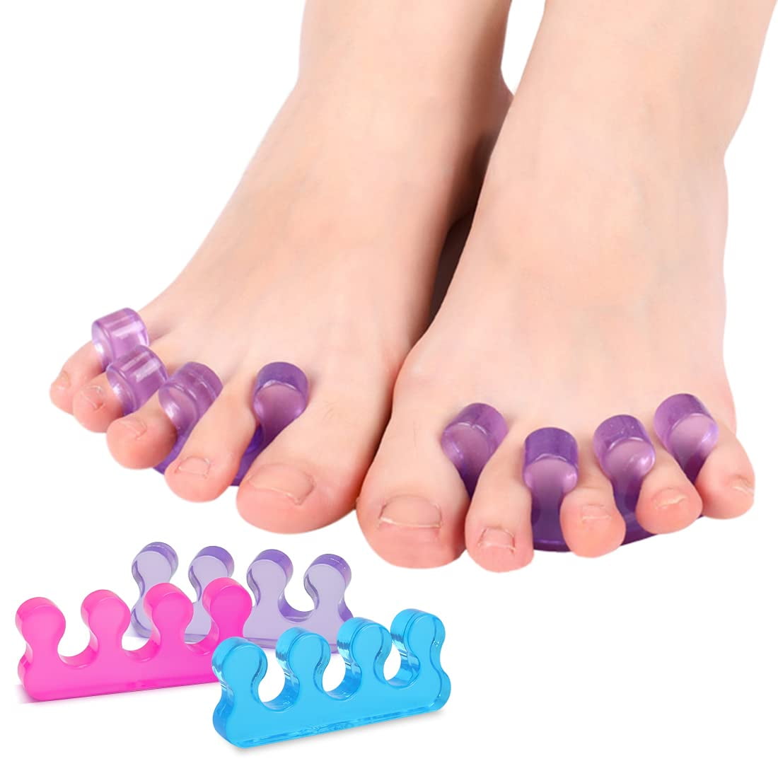 Toe Separators for Women,Toe Separators for Nail Polish,Pedicure Toe Spacers,Toe Separators use