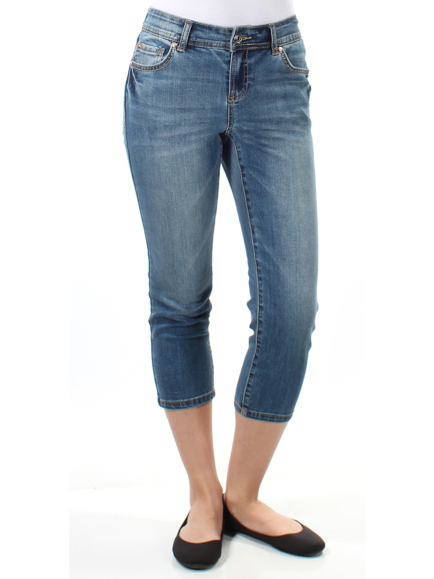 INC - INC Womens Blue Cropped Skinny Jeans Petites Size: 2XS - Walmart ...