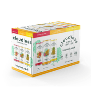 Cloudless Hard Seltzer, 12 Pack, 12 Fl Oz Can, 5% ABV, Craft Hard Seltzer Water