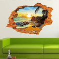thumbnail image 4 of Vinilo 3D autoadhesivo extraíble que rompe la pared/calcomanía de arte mural decorativa (8001C Sunny Beach (60 x 90 cm)), 4 of 4