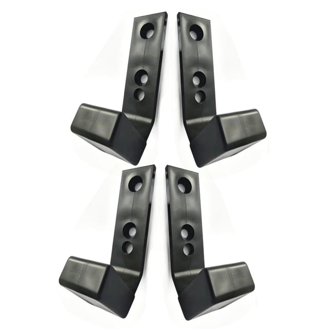 4 soportes de pared para barras de pesas, organizadores de equipos de fitness, soportes profesionales de fácil instalación para barras de pesas en el