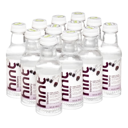 Hint Water Infused with Blackberry Essence, 16 Fl Oz, 12 Count Bottles