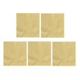 thumbnail image 2 of 5 Hojas de Oro Plateado Dorado de Papel Dorado para Decoración de Bricolaje - Oro 9x9cm, se describe BLESIY Hojas de imitación de pan de oro, 2 of 8