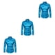thumbnail image 3 of Qarigey Camisa satinada lisa para hombre Casual Slim Fit - Grande y de secado rápido para cualquier ocasión Funcional antiarrugas Boda azul M Type1 NO1, 3 of 6