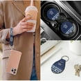 thumbnail image 5 of Pzuqiu 14 Pcs Sea Turtle Starfish Car Interior Sets Front Rear Seat Covers for Cars Steering Wheel Seatbelt Cushion Arm Rest Pad Headrest Coasters Key Chain Automotive Seat Cover Accessories Full Set, 5 of 7
