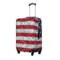 thumbnail image 2 of Fotbe America Flag Glitter Luggage Cover Protector,Suitcase Protector,Scratch and Dirt Resistant,Fits 18-32 Inch Luggage-Large, 2 of 9
