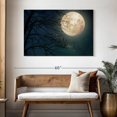 thumbnail image 3 of Elephant Stock Moonlight Tree Wall Art - Horizontal Canvas Wall Art - Living Room Wall Decor - Astronomy & Space Canvas - Yellow And Blue Decor - 48" x 32", 3 of 8