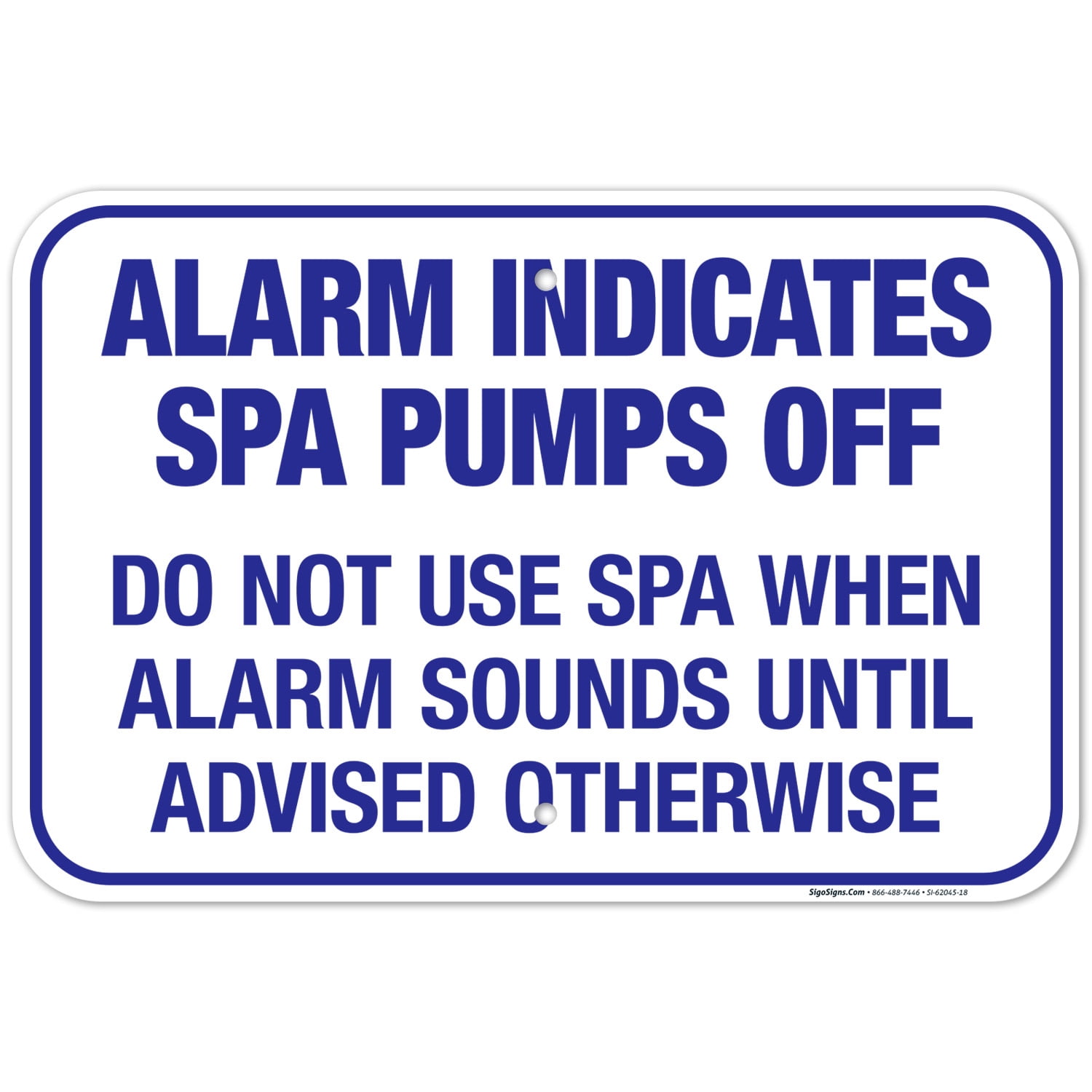 Florida Spa Alarm Sign, Complies With State Of Florida Pool Safety Code ...