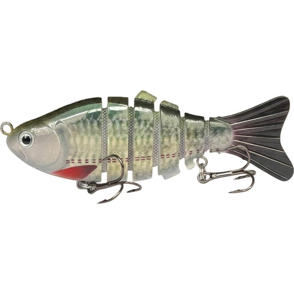 Fishing Lures Multi Jointed Fish Fishing Kits,Slow-Sinking Lifelike Segmented Swimbait Crankbaits for Bass, Trout, Crappie, Walleye, PikeFreshwater and Saltwater