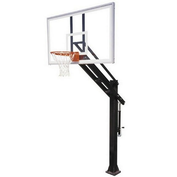 First Team Titan Supreme In-Ground Basketball Hoop with 72 Inch Acrylic Backboard