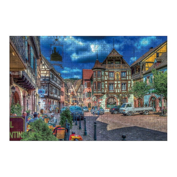 City Building Tangram Puzzle 1000 Pieces Adult Puzzle Children Learnin