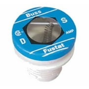 Bussmann S-20 20 Amp Type S Time-Delay Dual-Element Plug Fuse Rejection Base, 125V UL Listed