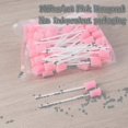 thumbnail image 2 of 100pcs Disposable Oral Care Sponge Swab Tooth Cleaning Mouth Swabs With Stick, 2 of 5