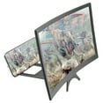thumbnail image 1 of 3D Mobile Phone Screen Magnifier HD Video Amplifier for Smartphone Stand Enlarge, 1 of 5