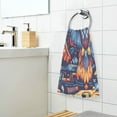 thumbnail image 3 of Yayeee 100% Cotton Hand Towels for Bathroom 16" x 28" Soft Absorbent Kitchen Towel, Blue Abstract Eagle, 3 of 7