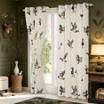 thumbnail image 3 of Manfei Watercolor Mallard Duck Curtains and Drapes Pack of 2 (52x63 Each),Farmhouse Cabin Black Out Curtains, 3 of 6