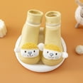 thumbnail image 2 of Otqutp Baby Lightweight Sneakers Boys Girls Animal Cartoon Socks Shoes Toddler WarmThe Floor Socks Non Slip Prewalker Shoes, 2 of 4