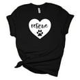 thumbnail image 5 of Women's Dog Rescue Heart T-Shirt, 5 of 7