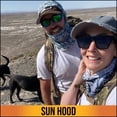 thumbnail image 6 of Glacier Outdoor Sun Hood One-Size Adult Unisex All-Season UV Sun Protection Balaclava, Patriot, 6 of 8