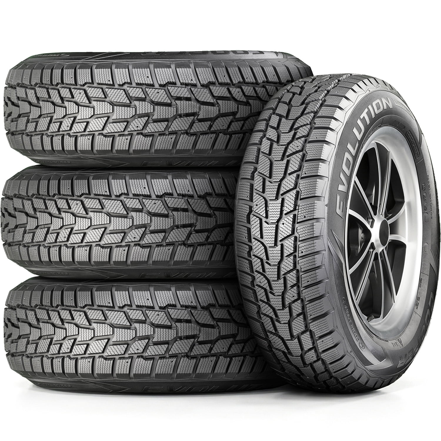 Cooper Evolution Winter 235/70R16 106T Standard Load Winter Sport Utility Vehicle Set of 4 Tires