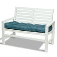 thumbnail image 5 of Classic Accessories Duck Covers Water-Resistant Indoor/Outdoor Bench Cushion 48"W x 18"D x 5"Thick Blue Oasis Palm, 5 of 7