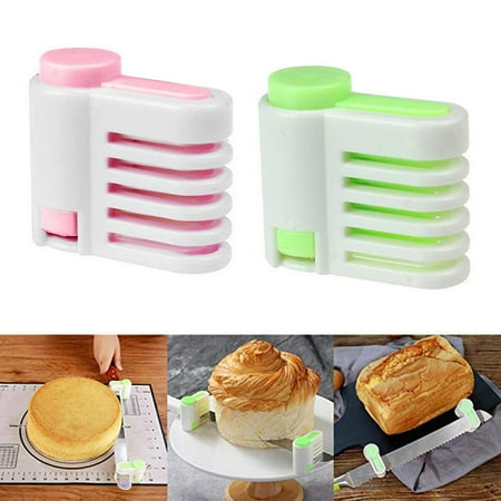 

jiaroswwei DIY 5-Layer Bread Cake Slicer Cutting Fixator Toast Leveler Cutter Kitchen Tool