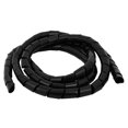 thumbnail image 1 of 16mm de diÃ¡metro Tubo Flexible de envoltura de Cables en espiral Orden de Cables negro de 2Metro de largo Unique Bargains Tubo termoretrÃ¡ctil, 1 of 2