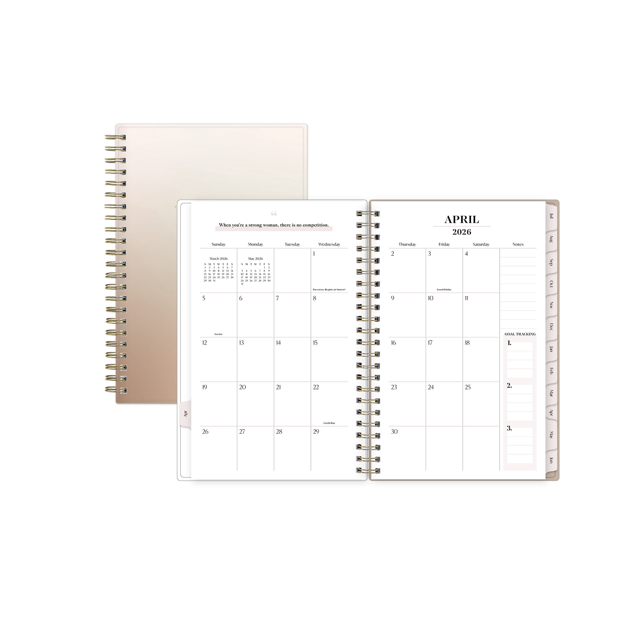 Bossbabe for Blue Sky Monthly Weekly Planner, 5" x 8", Wanisa 15-Month (April 2026 - June 2027)