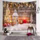thumbnail image 1 of Tapiz de Navidad Árbol de Navidad Blancanieves Tapiz de pared de Navidad Accesorios decorativos Decoración colgante de pared para dormitorio JAMW Sencillez, 1 of 5