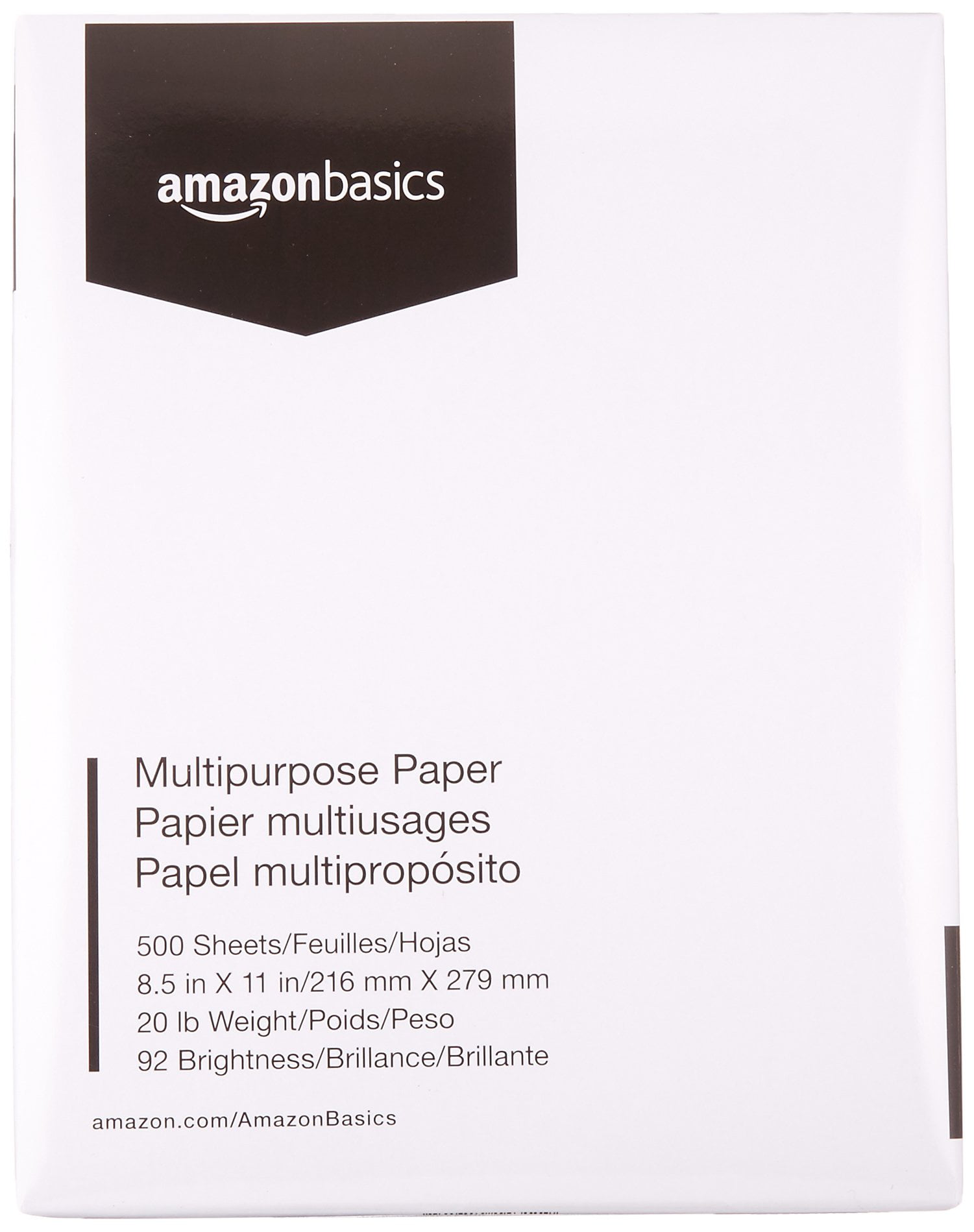 8 Ream White Multipurpose Copy Printer Paper 8.5 x 11 Inches
