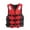 Red, variant on Moonsky Adult Life Jacket Kayak Vest Women's Men's Adjustable Safety Jacket Swim Vest Buoyancy Aid Jacket for Fishing Sailing Surfing Boating Kayaking for Water SportsFluorescence Yellow 2XL