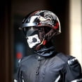 thumbnail image 2 of Casco de motocicleta de medio casco Carat retro de alta calidad, multiusos, diseño clásico, elegante, seguro, cómodo, calcomanías originales, 2 of 5