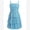 Sky Blue, variant on Teen Girl Glitter Ruffle Metallic Adjustable Spaghetti Straps Dress Square Neck Tiered Hemline Tween Pageant Homecoming Graduation Prom Outfits Junior Formal Easter Dress Red