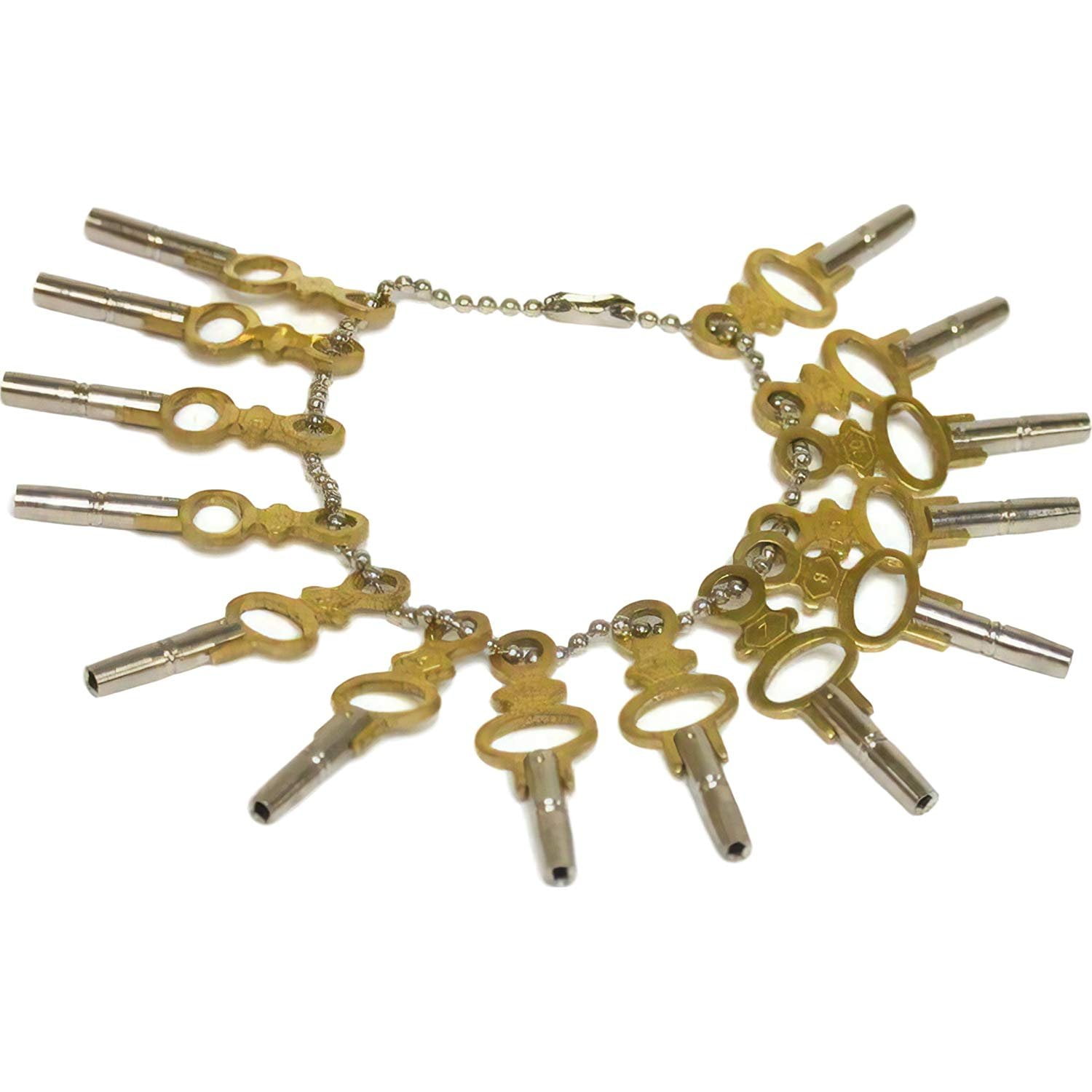 14Size Pocket Watch Key Set for Winding, Setting