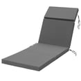 thumbnail image 4 of YEERSWAG 72x21x2.5 inch Outdoor Patio Chair Cushion Non Slip Chaise Lounge Recliner Chair Cushion Seating Cushions with Ties for Beach Garden, 4 of 8