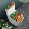 thumbnail image 2 of HELLHERO Bathroom Toilet Cozy Set 2 Piece Set Elastic Installation Elastic Bottom Toilet Top Cover Fits All Toilet Shapes, 2 of 8